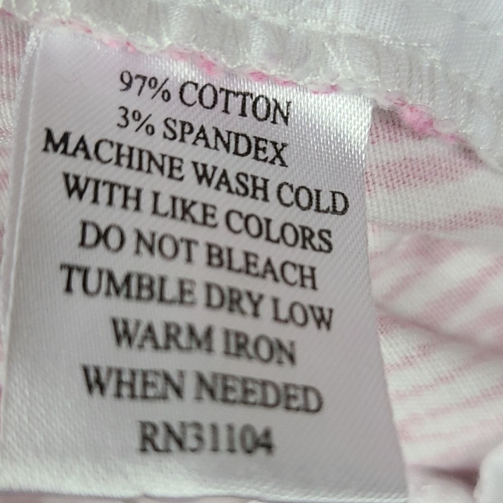 Madison Pink Zebra Print Capri Pants Size 4 Stretch Cropped Ankle Pants Resort - Picture 10 of 11